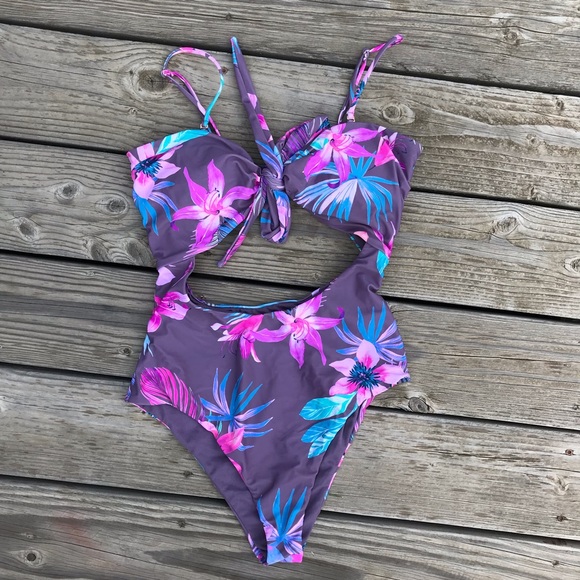 Raisins Swim Raisins One Piece Tahiti Bloom Puerto Vallarta Bathing